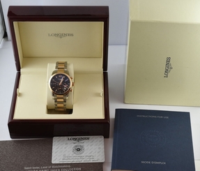 Longines Conquest Classic Chronograph Automatic SS/YG Men's Watch L2.786.5.56.7