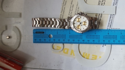 xx rare/beautifuswiss made Longines opposition chronograph 7 hands men's watch