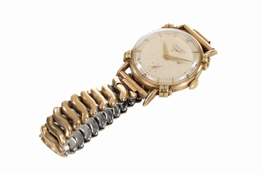 Longines 1930s beautiful Art Deco Men wrist Watch-14K Gold