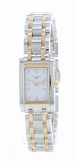 Longines Dolcevita 20.4mm Steel & Rose Gold Women's Watch L5.158.5.18.7