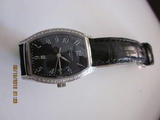 Ladies Longines Evidenza Watch, Black Dial-Stainless Steel Case, Quartz Movement