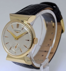 Longines Vintage Midsize 14k Yellow Gold Fancy Watch Box/Papers
