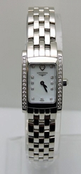 Longines Dolce Vita Woman's SS Diamonds Quartz 16MM Wristwatch L5158.0