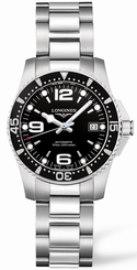 Ladies Longines Hydroconquest Automatic Watch Black Dial L3.284.4.56.6 703200176239