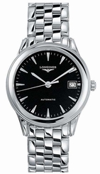 36mm Automatic Longines Flagship Black Dial Men's Watch L4.774.4.52.6/L47744526 703200126753