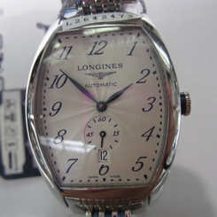 LONGINES EVIDENZA MEN'S WATCH AUTOMATIC ALL S/S SAPPHIRE SWISS L26424736 NEW 703200102450