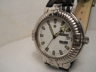 LONGINES RUDOLPHE SERIES STEEL CASE,WHITE DIAL,AUTOMATIC