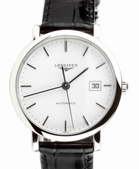 Longines Elegant L43104122 Collection 29MM AUTOMATIC Black Alligator Strap
