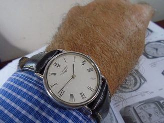 Rel��gio Longines Extra Fino Corda Manual Raro Cole??o