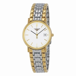 Longines Presence White Dial Two-tone Mens Watch L47202127