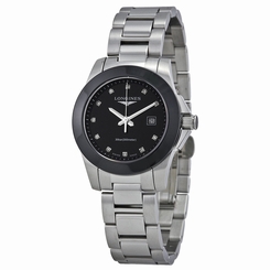 Longines Conquest Stainless Steel Ladies Watch L3.257.4.57.6