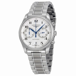 Longines Master Chronograph Automatic Silver Dial Stainless Steel Mens Watch 703200115979