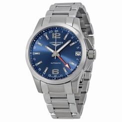 Longines Conquest GMT Automatic Blue Dial Mens Watch L3.687.4.99.6