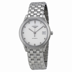 Longines Flagship White Diamond Dial Automatic Mens Watch L4.774.4.27.6