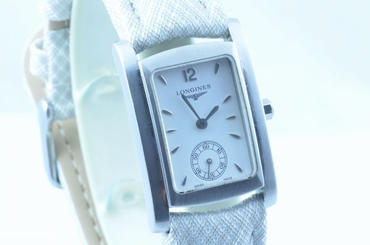 LONGINES CONQUEST WOMEN'S WATCH QUARTZ TOP CONDITION 25MM STEEL/STEEL