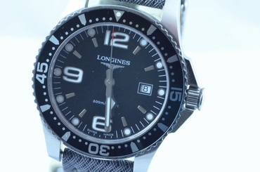 LONGINES HYDRO CONQUEST CHRONO QUARTZ MEN'S WATCH 37MM STEEL TOP CONDITION