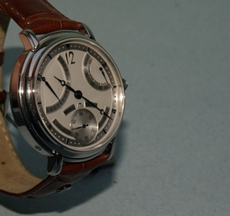 MAURICE LACROIX* WATCH MEN MECHANICAL MASTERPIECE MP6198 CALENDRIER RETROGRADE