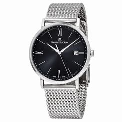 Maurice Lacroix Men's EL1087-SS002-312 Eliros Black Dial Swiss Quartz Watch