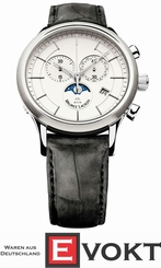 Maurice Lacroix Watch Les Classiques LC1148-SS001-130 Chronograph Genuine New 7640132495744