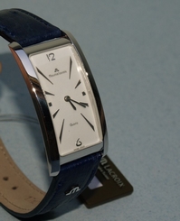 MAURICE LACROIX WATCH GOLD PLATED QUARTZ BLUE OROLOGIO - ��������