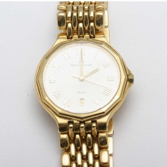 18k Yellow gold Maurice Lacroix Mens Watch Pre-owned Sapphire Crystal