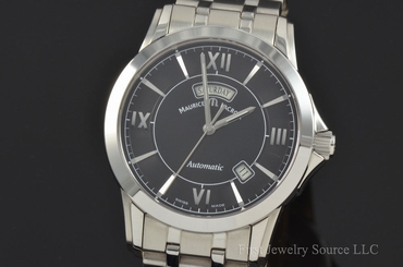 Mens Maurice Lacroix Pontos Classic Automatic Stainless Steel Day-Date PT6058