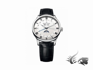 Maurice Lacroix Masterpiece Phases de lune Automatic Watch, White, ML 37 7640132499155