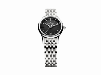Maurice Lacroix Les Classiques Date Quartz watch, Black, 28mm, Bracelet 7640132498264