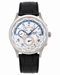 Maurice Lacroix Masterpiece Worldtimer GMT Men's Watch - MP6008-SS001-111