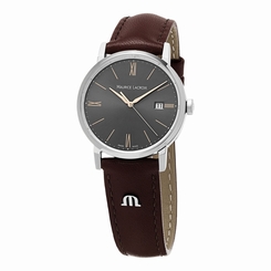 Maurice Lacroix Women's EL1084-SS001-811 'Eliros' Brown Leather Strap Watch