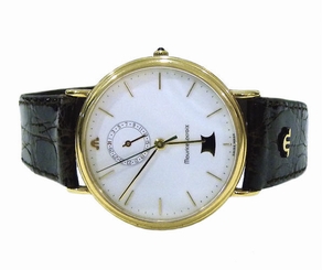 MAURICE LACROIX CLASSIC MOONPHASE DATE 18K GOLD MENS WATCH NOS SWISS