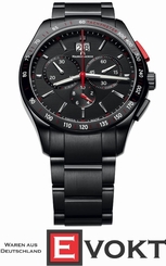 Maurice Lacroix Watch MI1028-SS002-330 Date Waterproof Chronograph Genuine New