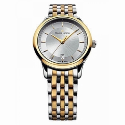 Maurice Lacroix Les Classiques Date Silver Dial Two-tone Mens Quartz Watch LC123