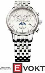 Maurice Lacroix Watch LC1148-SS002-130 Date Moon Phase Chronograph Genuine New