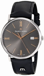 Maurice Lacroix Men's EL1087-SS001-811 Eliros Analog Display Analog Quart... New