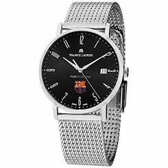 Maurice Lacroix Eliros FCBarcelona Men's Stainless Steel Black Dial Swiss Made W