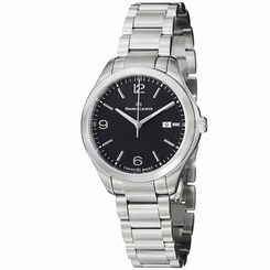 Maurice Lacroix Women's 'Miros' Black Dial Stainless Steel Watch MI1014-SS002330 7640132499834