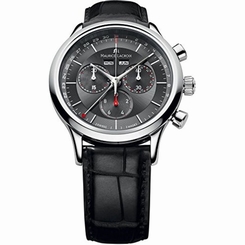 Maurice Lacroix LC1228-SS001-331 Mens Black Dial Analog Quartz Watch
