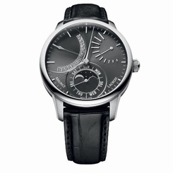 Maurice Lacroix MP6528-SS001-330 Mens Black Dial Analog Automatic Watch