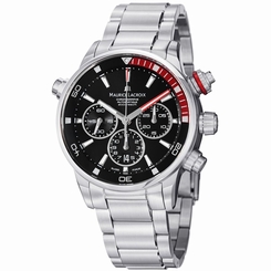 Maurice Lacroix Men's PT6018-SS002330 Pontos Black Chronograph Dial Watch 794504005646