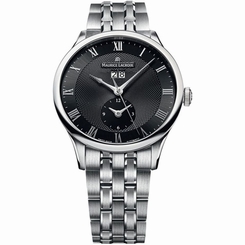 Maurice Lacroix MP6707-SS002-310 Mens Black Dial Analog Automatic Watch 722630491965