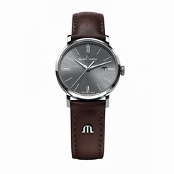 Maurice Lacroix EL1087-SS001-810 Mens Grey Dial Analog Quartz Watch