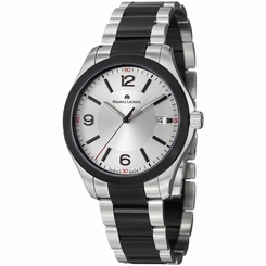 MAURICE LACROIX MIROS MI1018-SS002-131 GENTS 40.5MM DATE SAPPHIRE GLASS WATCH