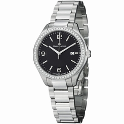 MAURICE LACROIX MIROS WOMEN'S DIAMONDS 32MM QUARTZ DATE WATCH MI1014-SD502-330
