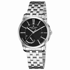 Maurice Lacroix PT6168-SS002331 Mens Black Dial Analog Automatic Watch 7640132495942