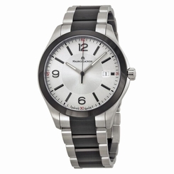 Maurice Lacroix MI1018-SS002131 Mens Silver Dial Analog Quartz Watch 722630228059