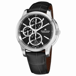 Maurice Lacroix Men's PT6188-SS001330 Pontos Pontos Chronograph Black Strap Watc
