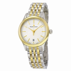 Maurice Lacroix Gold Stainless Steel Ladies Watch LC1026-PVY13-130