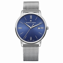 Maurice Lacroix EL1118-SS002-410-1 Mens Eliros Silver Steel Bracelet Watch
