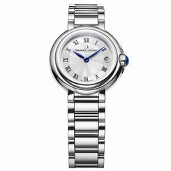 ��665 Maurice Lacroix FA1003-SS002-110 Ladies Fiaba Round Silver and Steel Watch